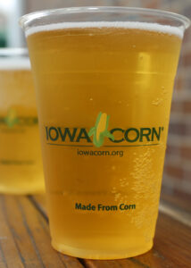 bioplastic cup made by Iowa Corn Promotion Board