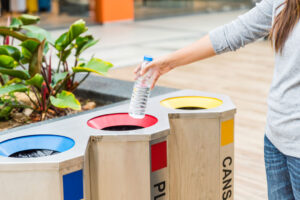 recycling a bioplastic bottle