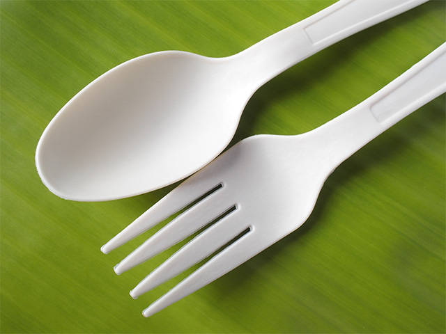 cutlery made from plant-based materials