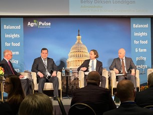 PBPC Executive Director James Glueck speaks on the Biomanufacturing Was Supposed to be a Boom for Rural America. Where is it Working and Why? panel at Ag & Food Summit