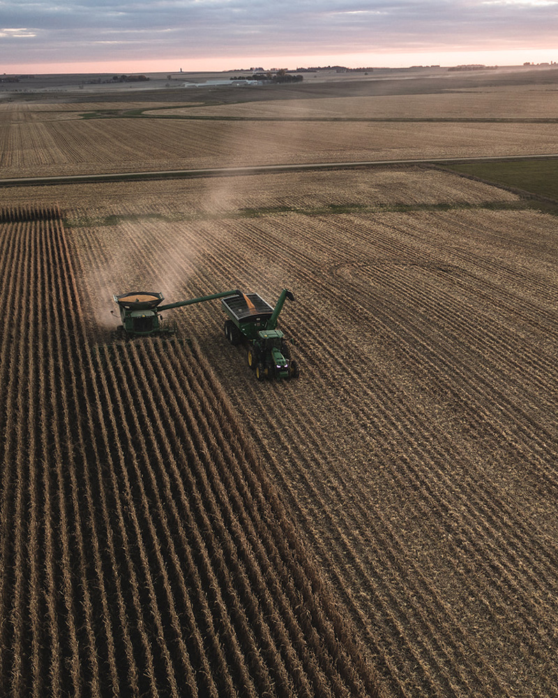 harvested corn is an important feedstock for plant-based products